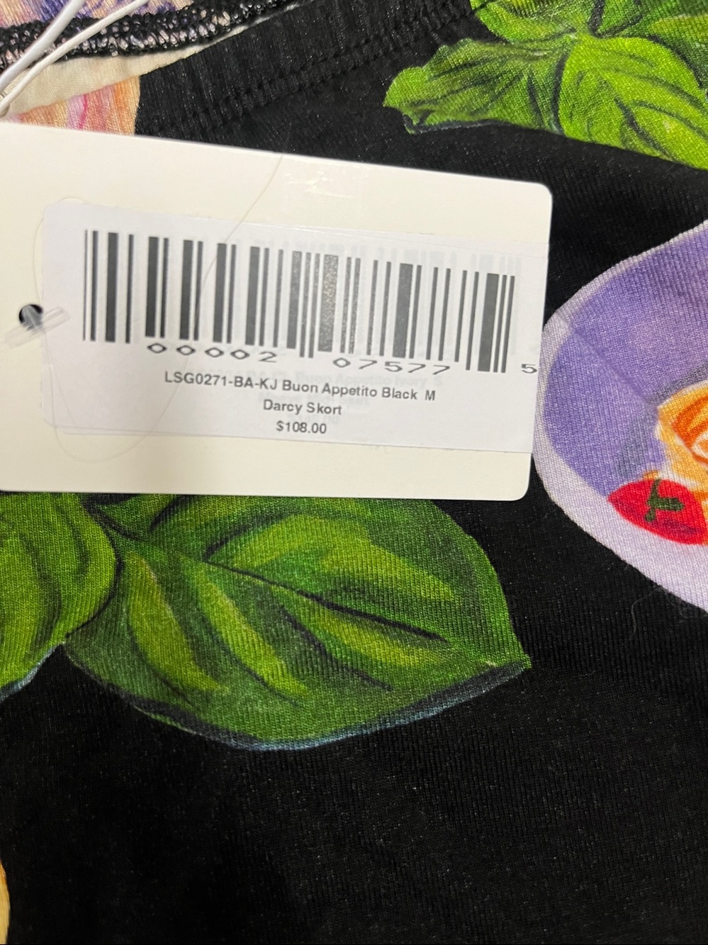 NWT Lisa Says Gah "Darcy" skort & "Rowan tee" in Buon Apetito. Size M/S - Picture 3 of 8